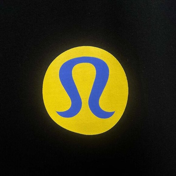 NWT Lululemon Letter Print Short-Sleeve Black - Picture 10 of 11